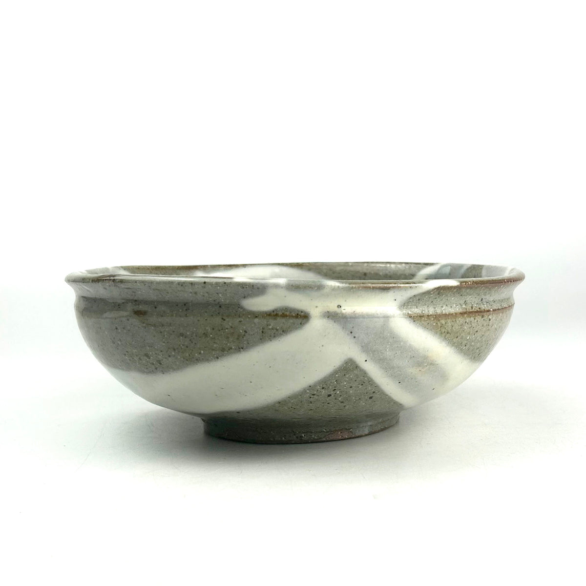 Shallow Bowl Furusato (8"D) by Takashi Matsumoto