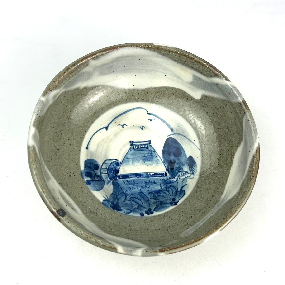 Shallow Bowl Furusato (8"D) by Takashi Matsumoto