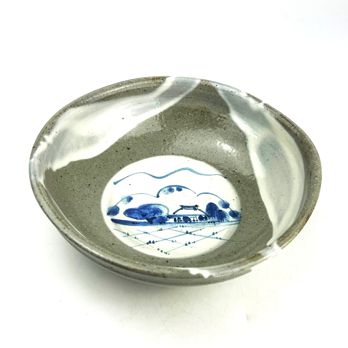 Shallow Bowl Furusato (8.75"D) by Takashi Matsumoto
