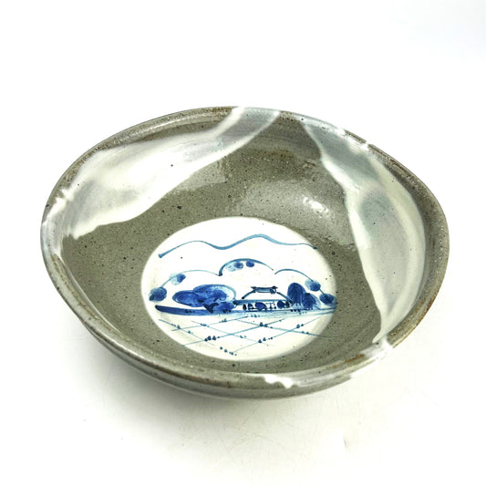 Shallow Bowl Furusato (8.75"D) by Takashi Matsumoto