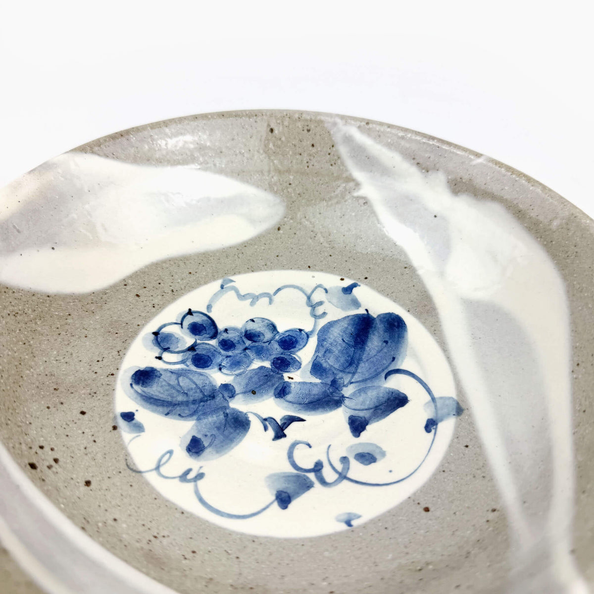 Large Bowl Grapes (8.5"D) by Takashi Matsumoto