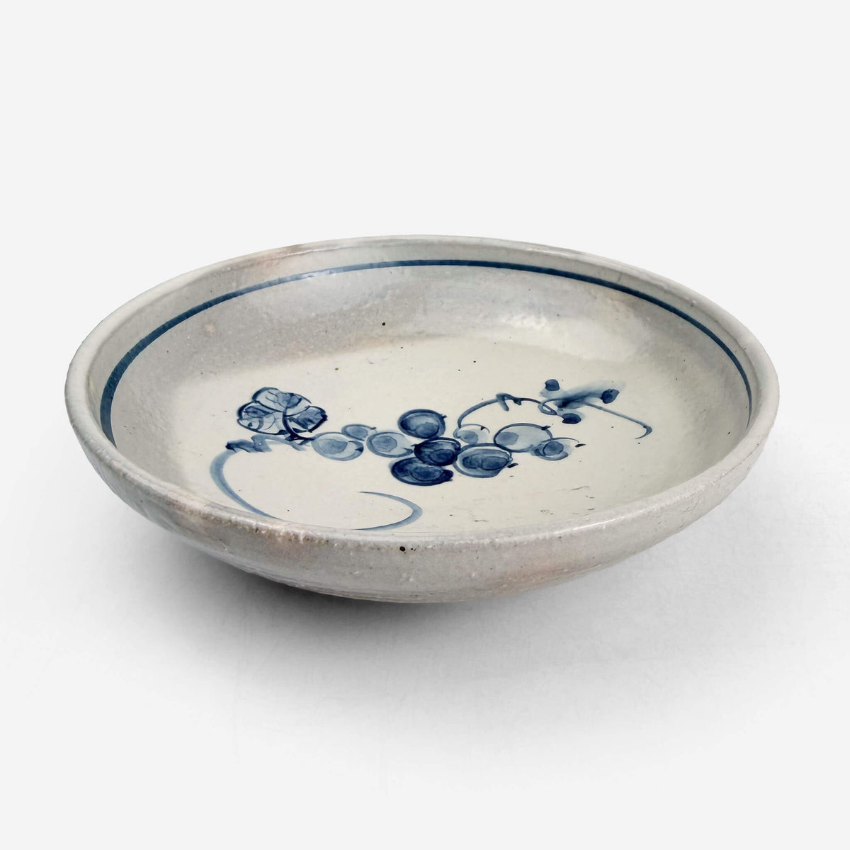 Shallow Bowl Grapes (5.5"D) by Takashi Matsumoto