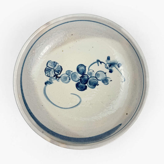 Shallow Bowl Grapes (5.5"D) by Takashi Matsumoto