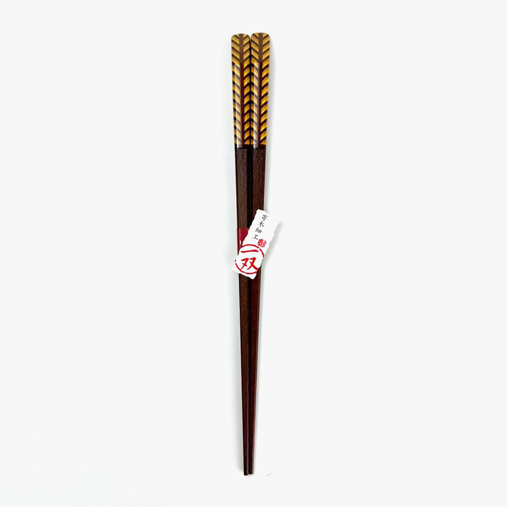 Yosegi Chopsticks Mugiho (8.25"L) image 2