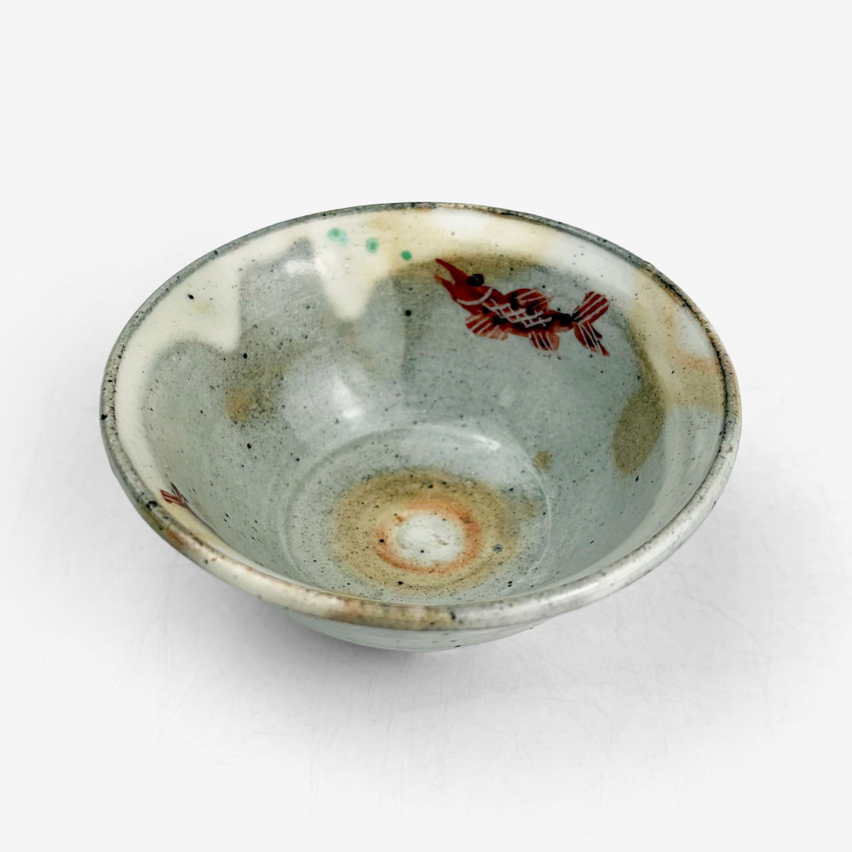 Kobachi Bowl Gold Fish by Ryuji Fujita (4"D)