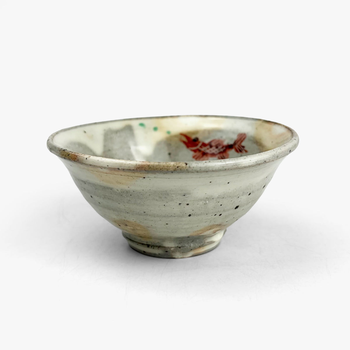 Kobachi Bowl Gold Fish by Ryuji Fujita (4"D)