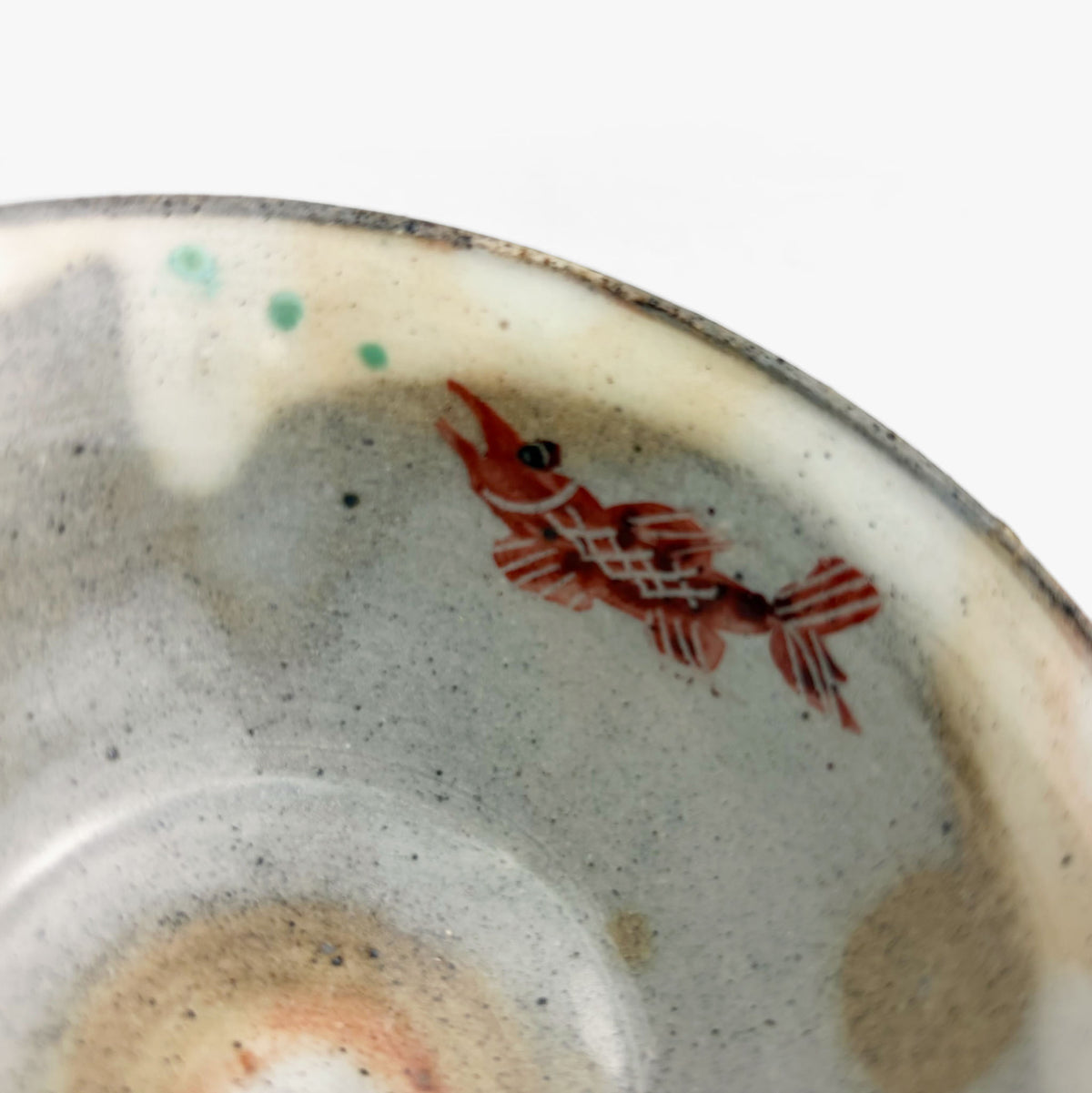 Kobachi Bowl Gold Fish by Ryuji Fujita (4"D)