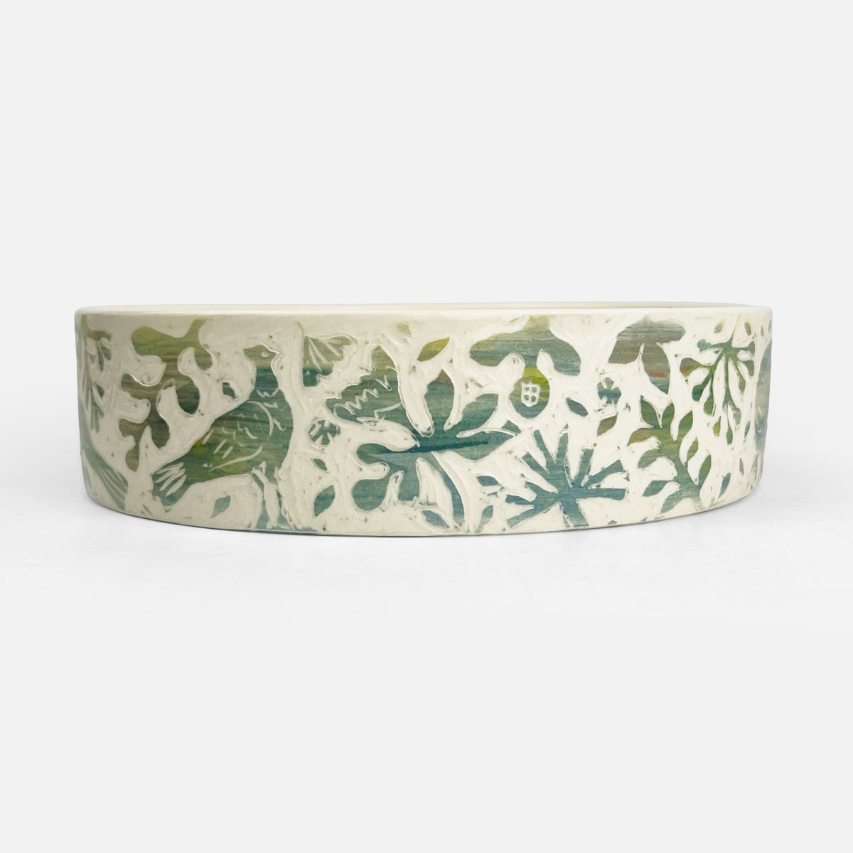 Kakiotoshi Bowl by Yukiko Hagiwara (7.25"D x 2"H)