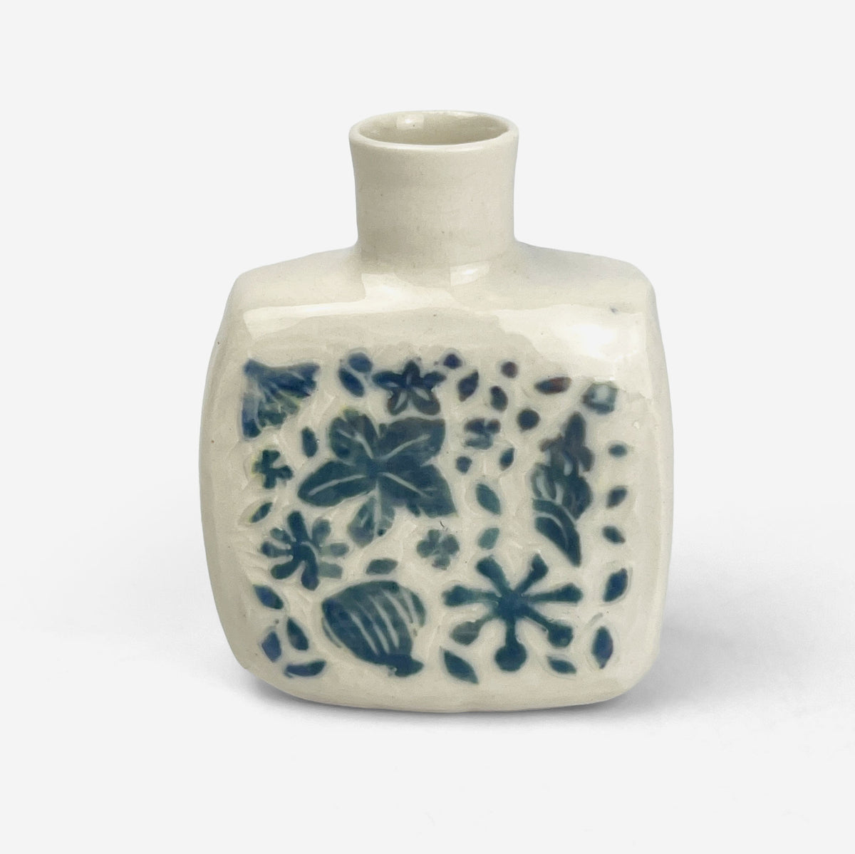 Mini Vase Blue by Yukiko Hagiwara (2.75"x2"x1")