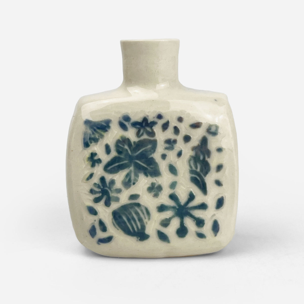 Mini Vase Blue by Yukiko Hagiwara (2.75"x2"x1")