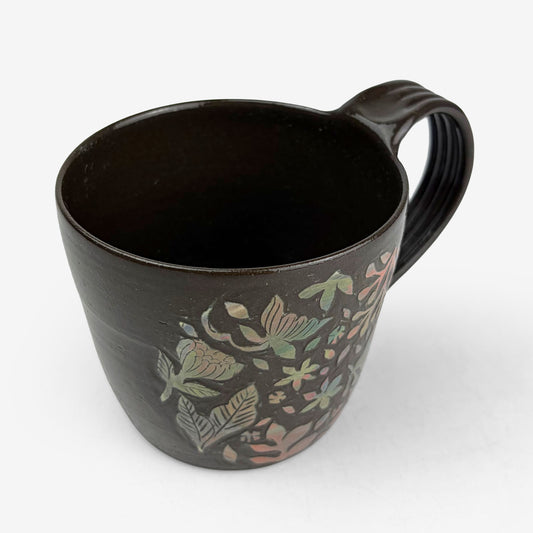 Kakiotoshi Mug by Yukiko Hagiwara - Brown (8.0 fl.oz)