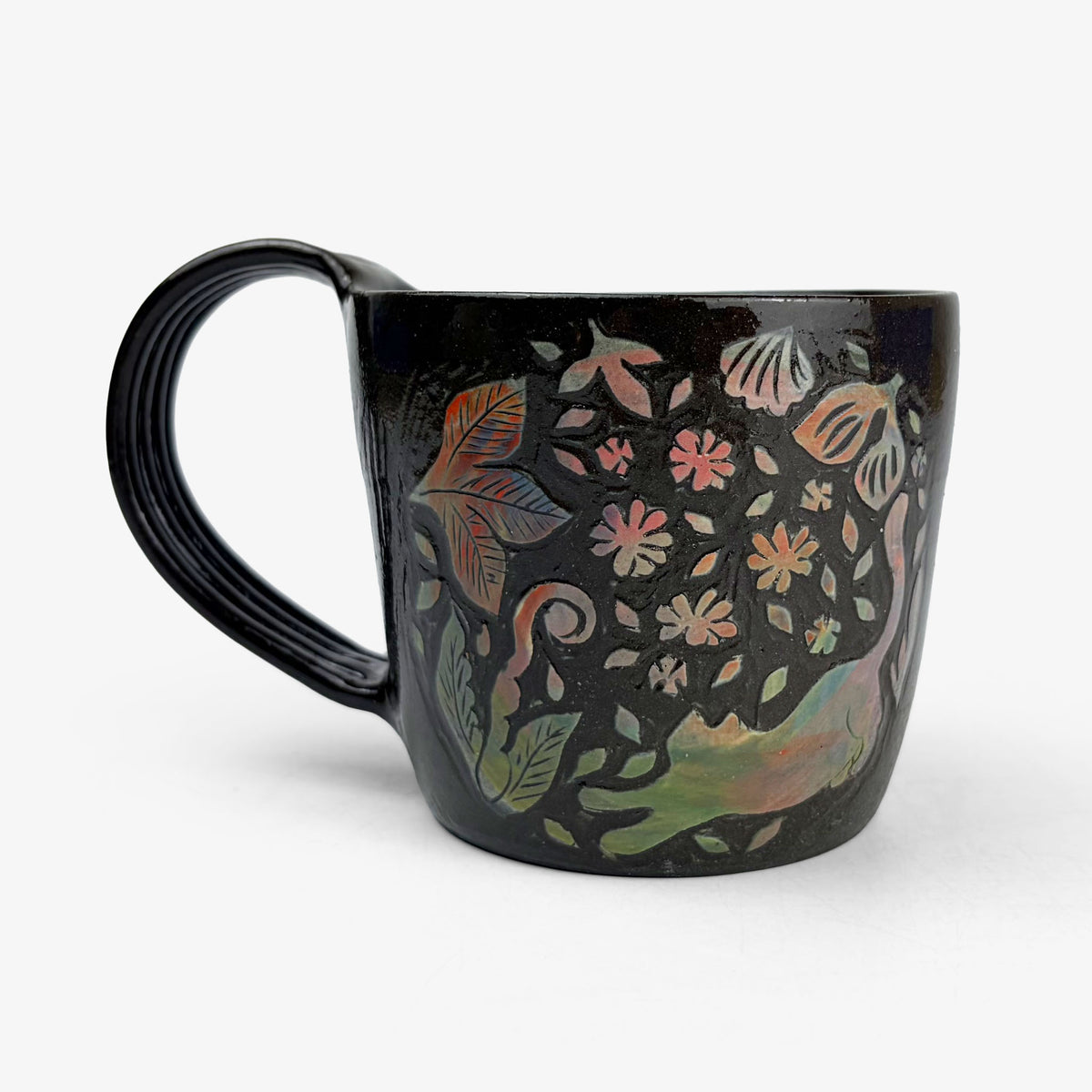 Kakiotoshi Mug by Yukiko Hagiwara - Brown (8.0 fl.oz)