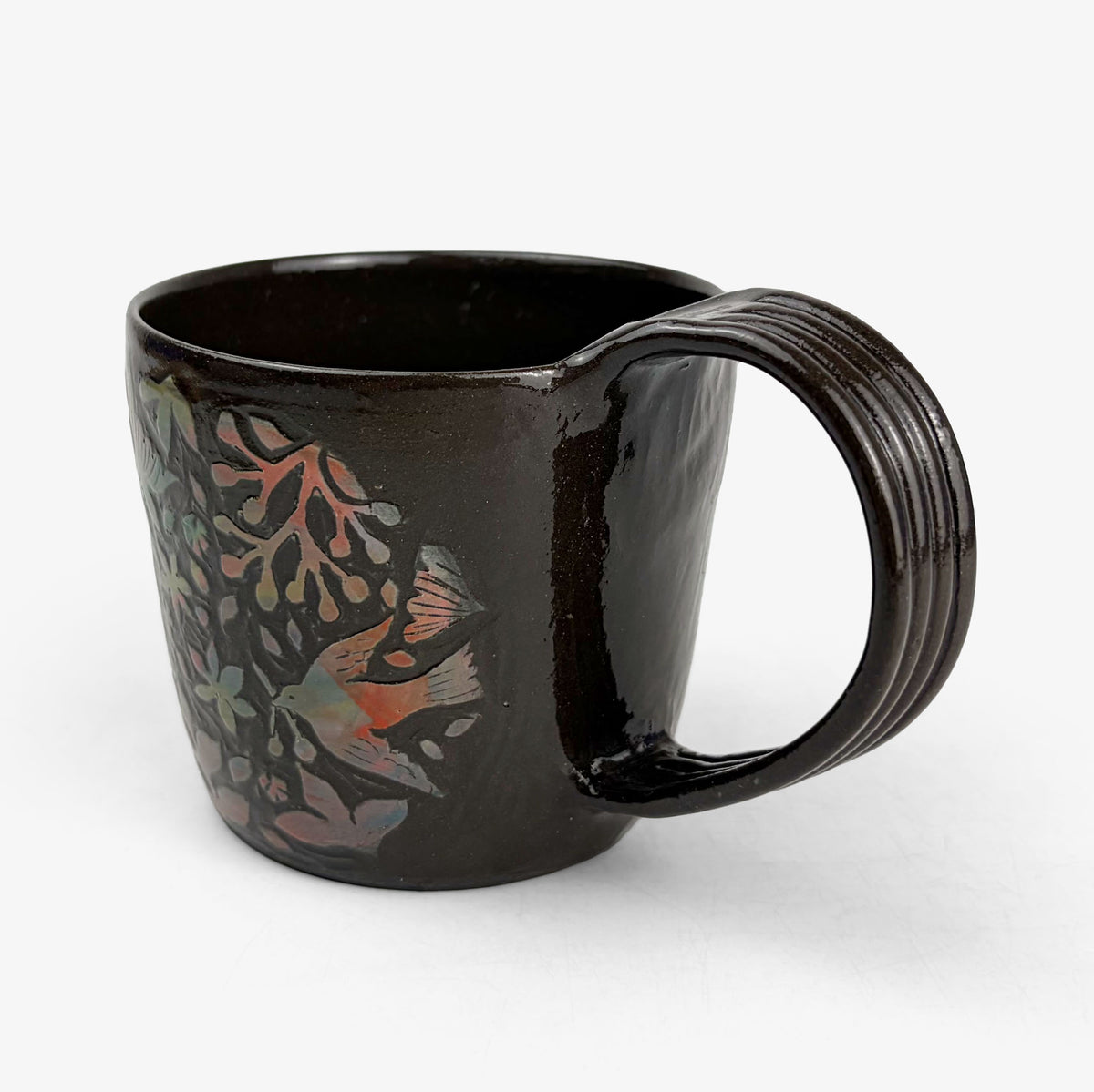 Kakiotoshi Mug by Yukiko Hagiwara - Brown (8.0 fl.oz)