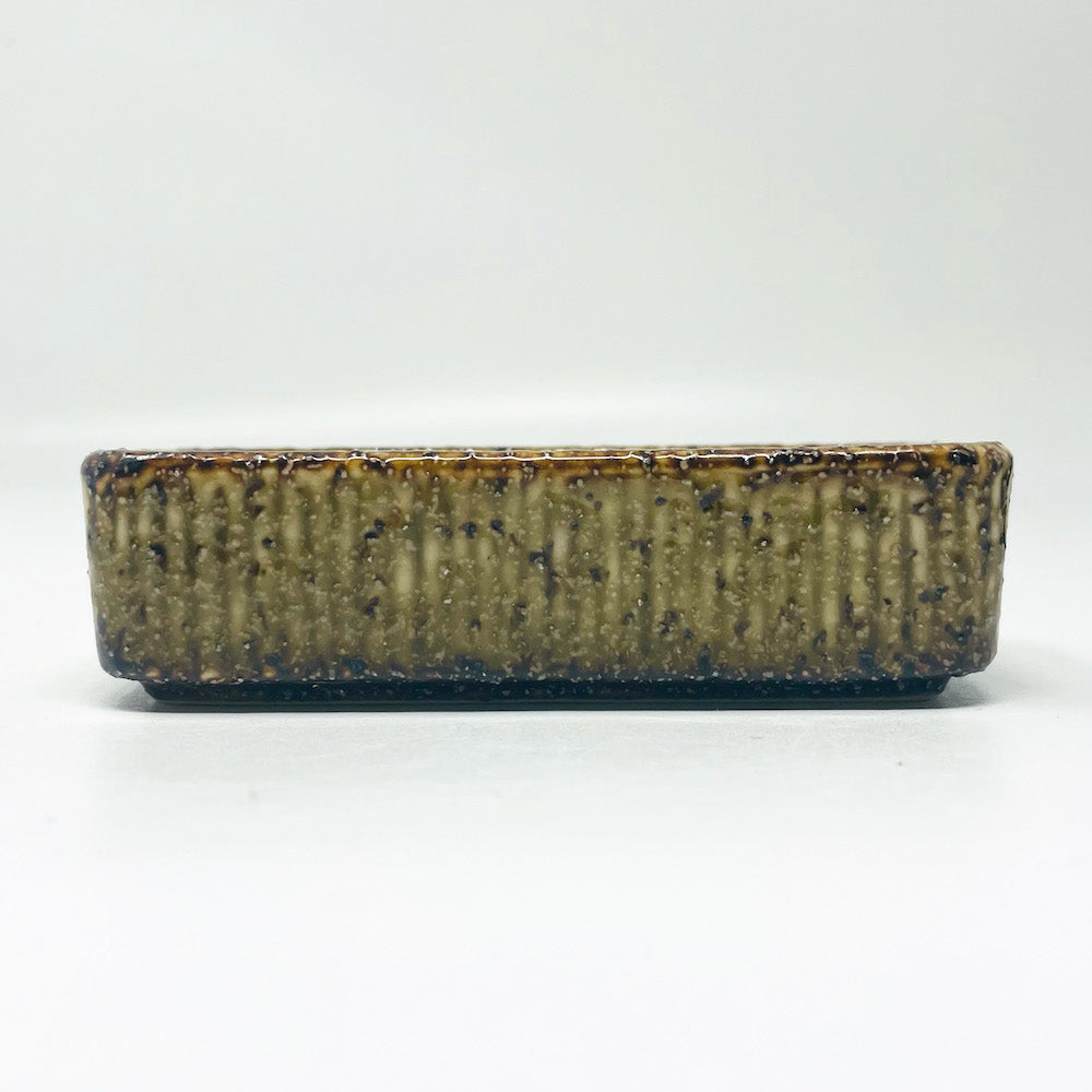 Condiment 2 Div. Dish Moss Green (4.25"D) image 1