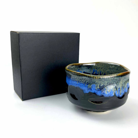 Matcha Bowl Blue Kanashi (4.75"D) image 0