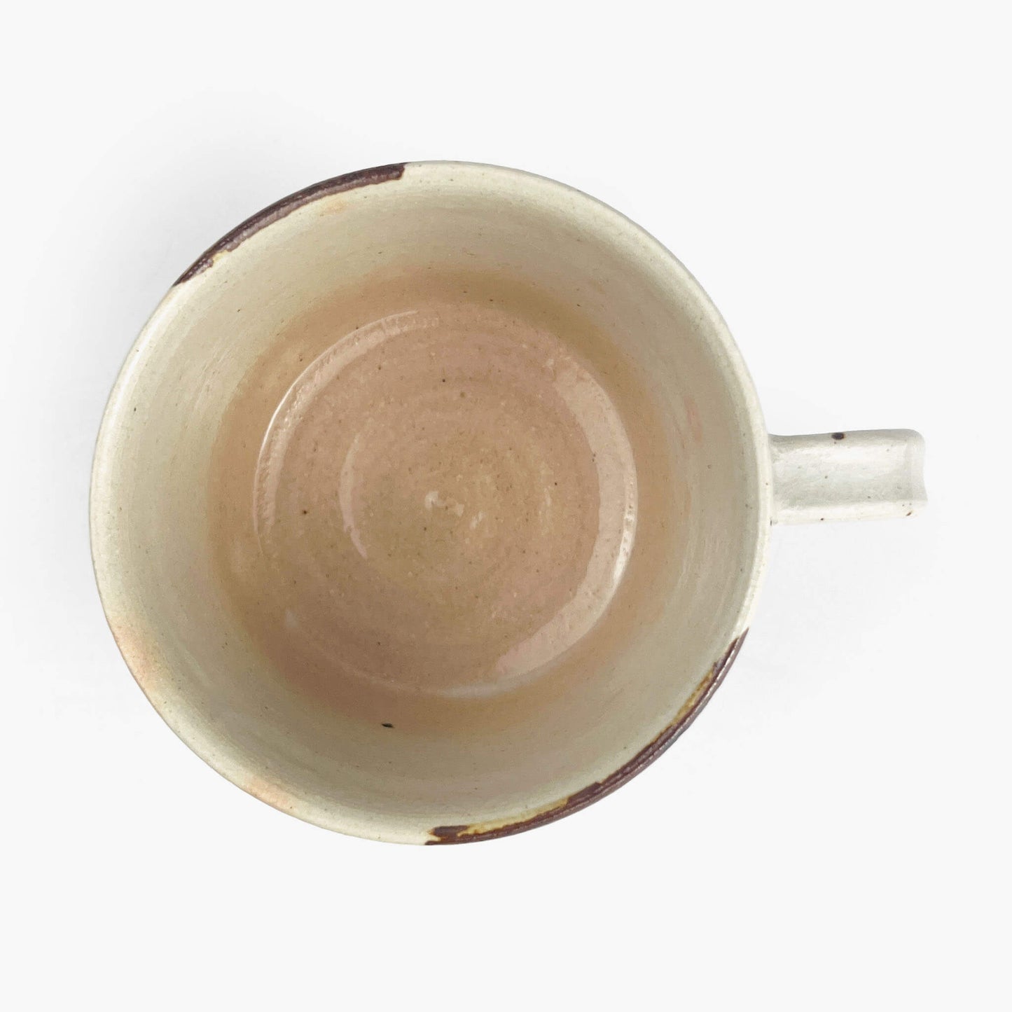 Mug white/Brown (7oz) by Yasuko Maeda