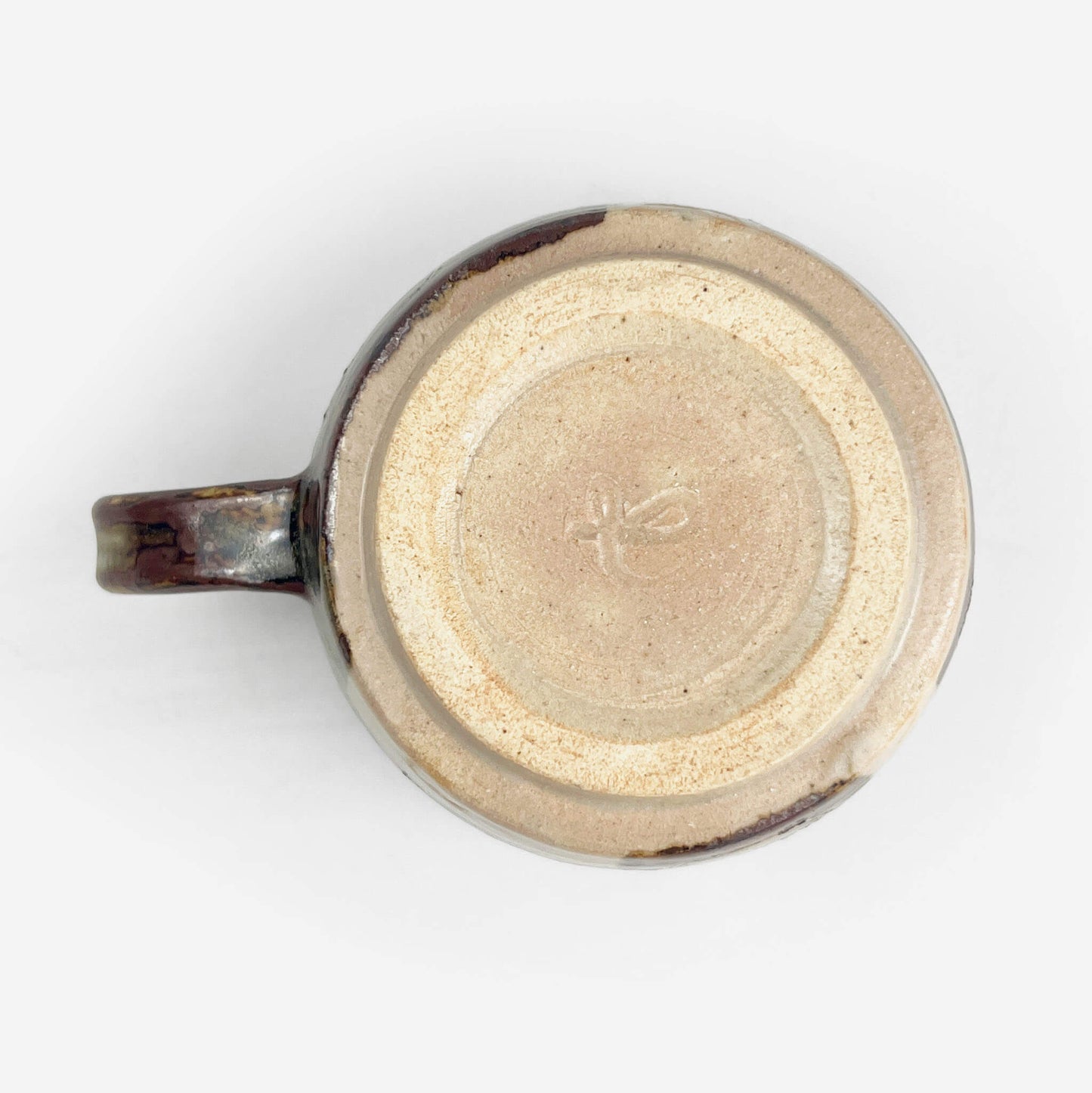 Mug white/Brown (7oz) by Yasuko Maeda