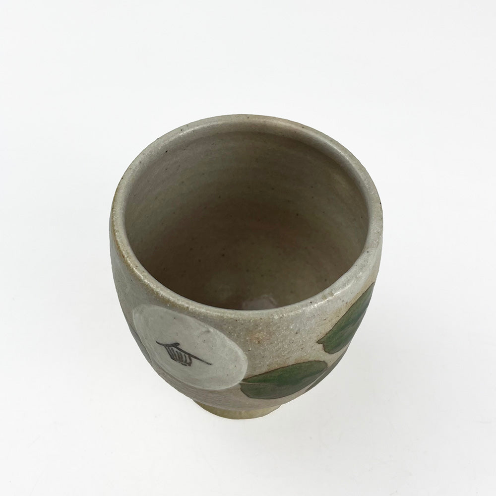 Cup Tsubakikamon (8oz) by Musashi Tsujii