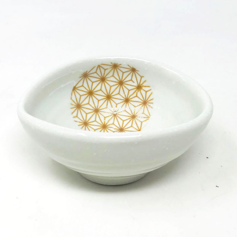 Small Oval Dish Sashiko (4"D) image 0