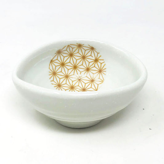 Small Oval Dish Sashiko (4"D) image 0