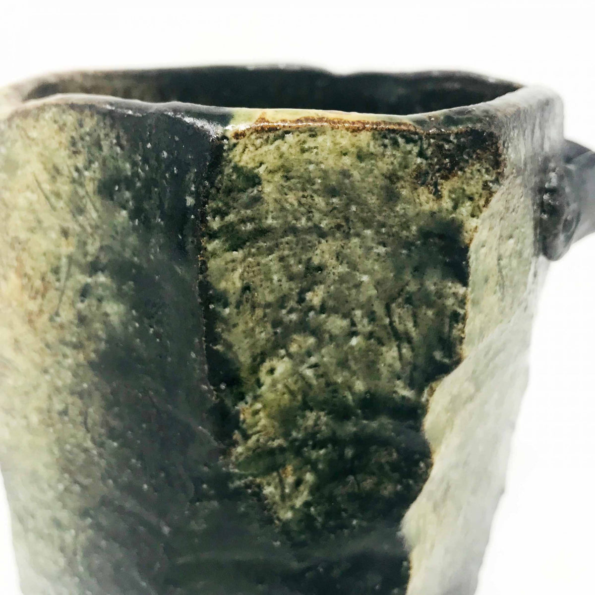 Yakishime Sake Container  (4.25"H) by Bunga Yamamoto
