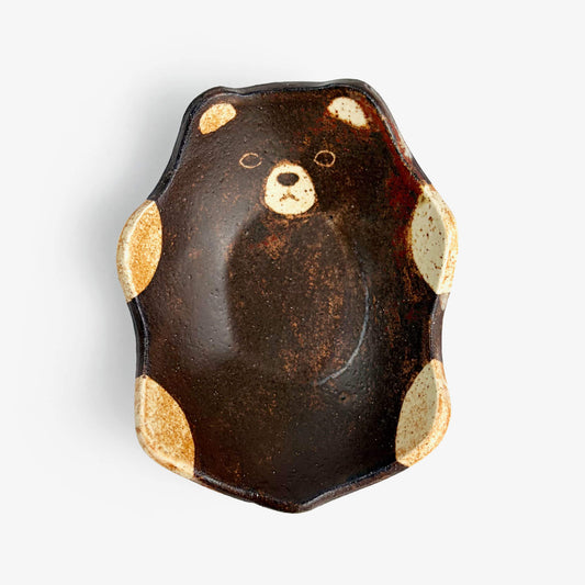 Animal Small Dish Bear (3.5" x 3") by Yoji Horikoshi