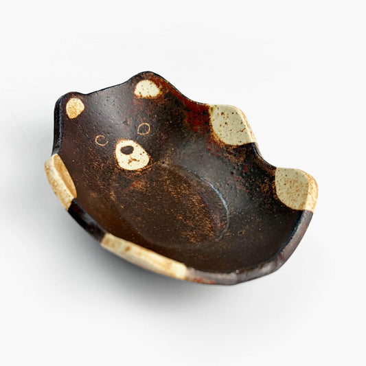 Animal Small Dish Bear (3.5" x 3") by Yoji Horikoshi