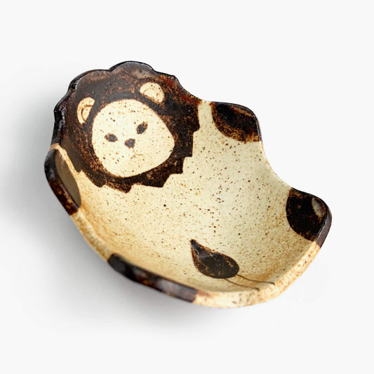 Animal Small Dish Lion (3.5" x 3") by Yoji Horikoshi
