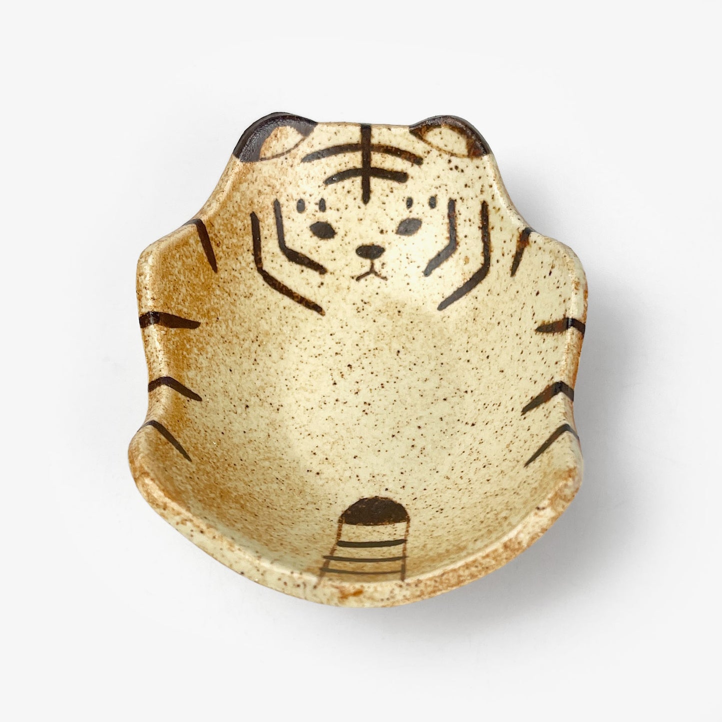 Animal Small Dish Tiger (3.5" x 3") by Yoji Horikoshi