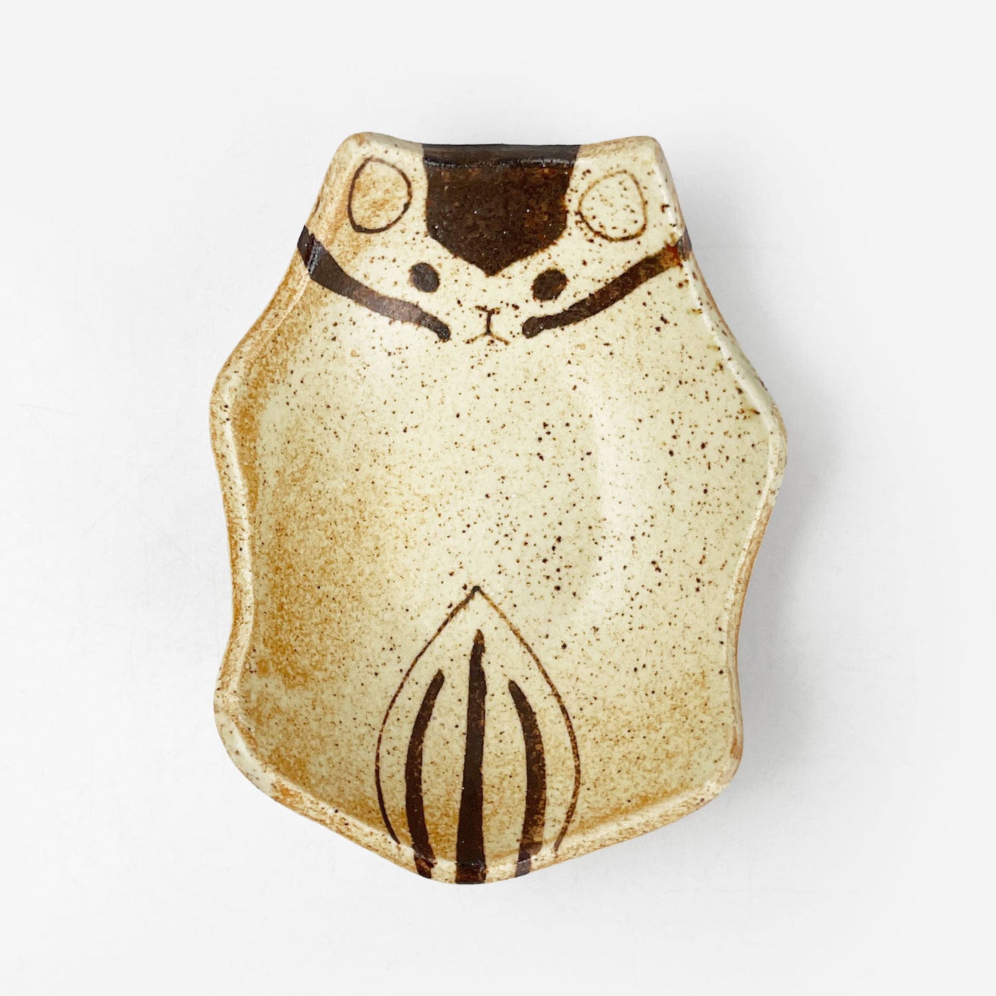 Animal Small Dish Chipmunk (3.5" x 3") by Yoji Horikoshi