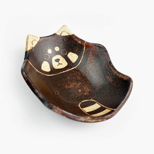 Animal Small Dish Red Panda (3.5" x 3") by Yoji Horikoshi