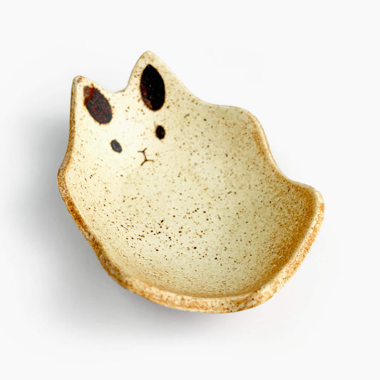Animal Small Dish Rabbit (3.5" x 3") by Yoji Horikoshi