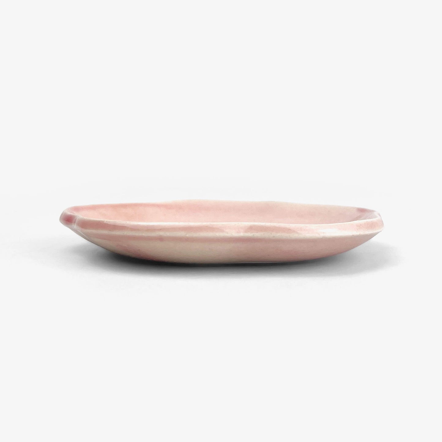 Dish Sakura Pink Bourke's Parrot (4.25"x4") by Yoji Horikoshi