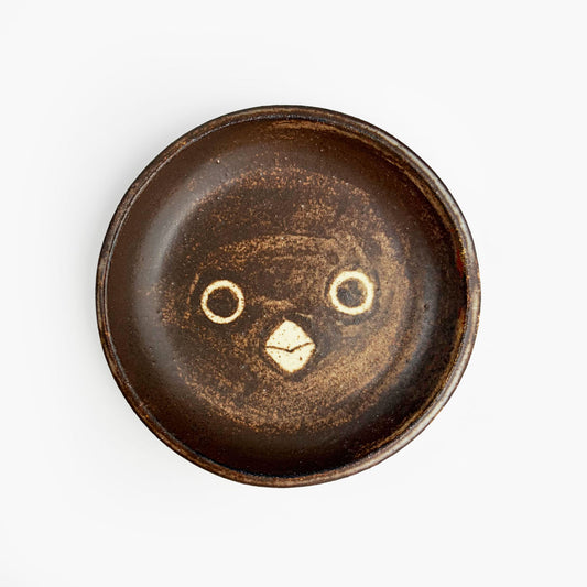 Plate Adelie Penguin (3.5"D) by Yoji Horikoshi