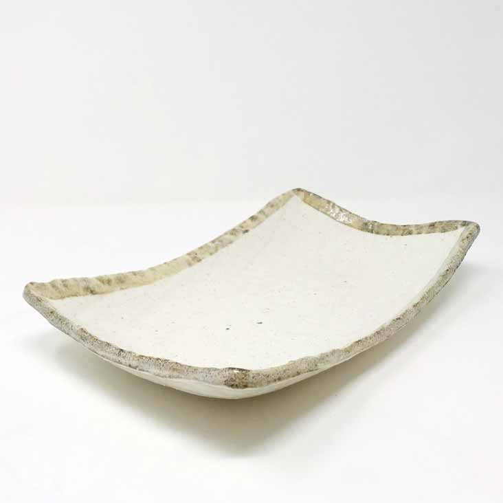 Rec.Plate Shiro Karatsu (10.5" x 6.5") image 2