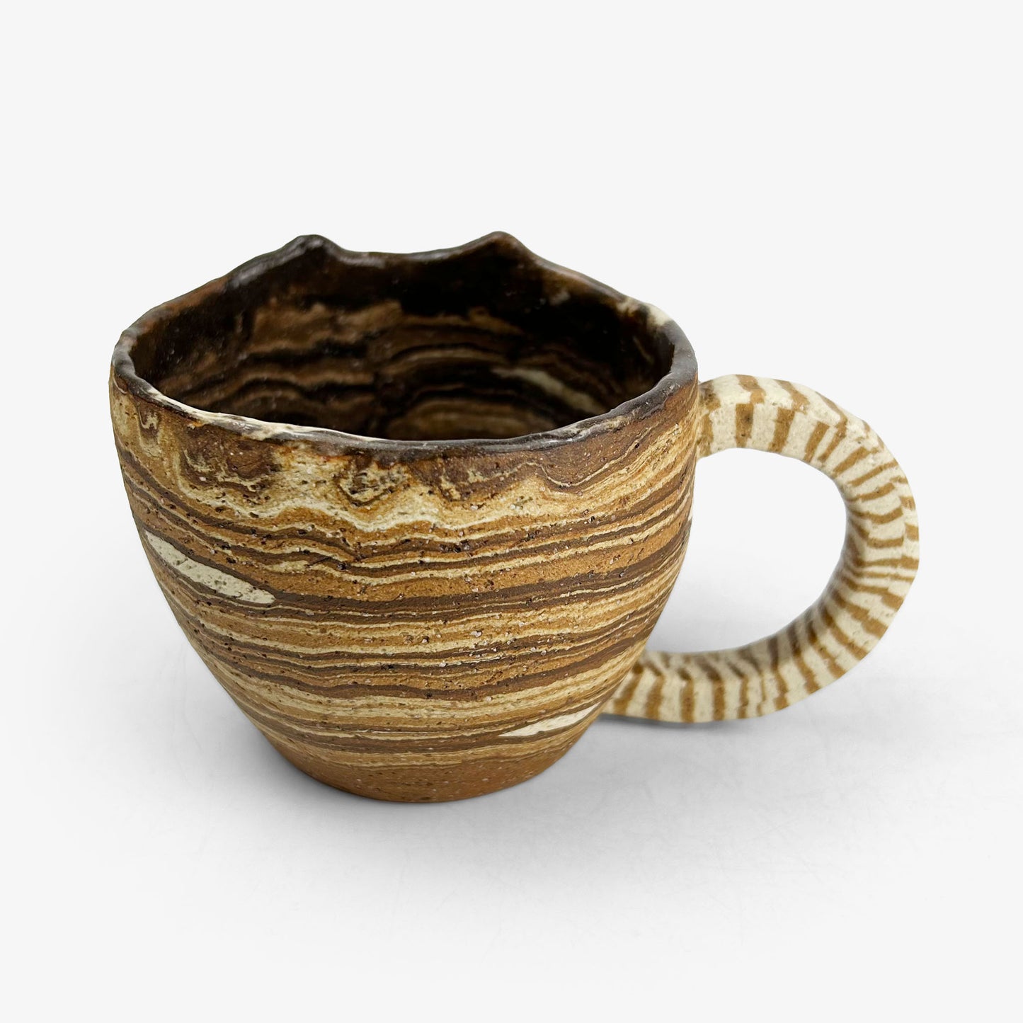 Nerikomi Mug Cat ears by Chizuru Ono (8 fl.oz)