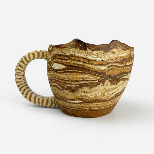 Nerikomi Mug Cat ears by Chizuru Ono (8 fl.oz)