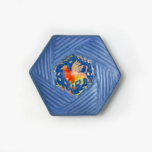 Hakkaku Plate Small by Yukiko Hagiwara  (4"D) image 0