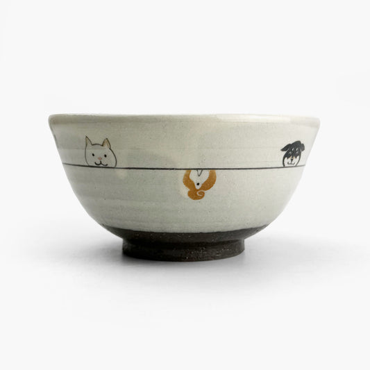 Rice Bowl L Shiba by GOMAYA SHIBAINU