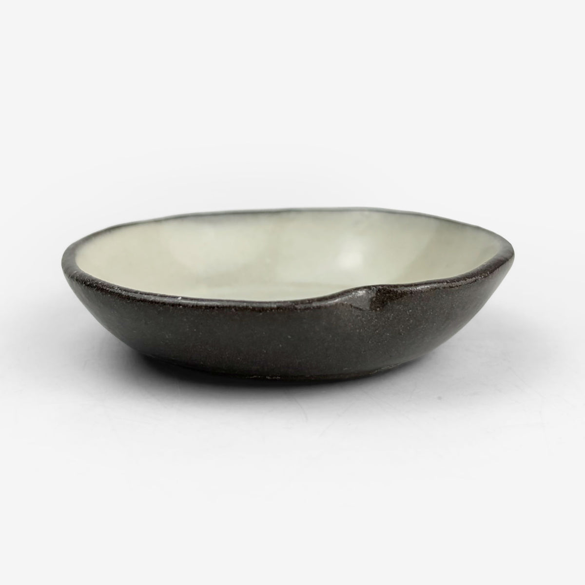 Kuro Shiba Small Dish  (3.75"D) by GOMAYA SHIBAINU