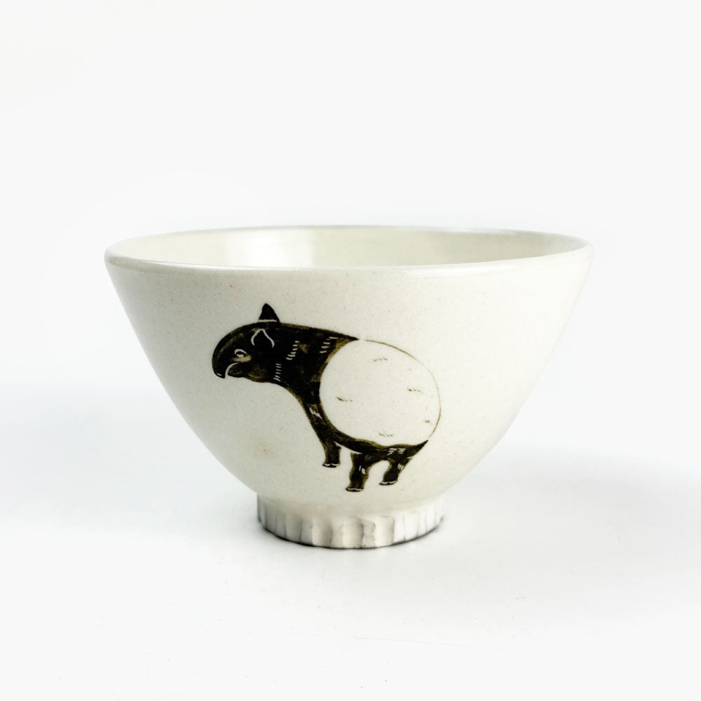 Malayan Tapir Rice Bowl (4.5"D) by Takunobu Sawada image 0