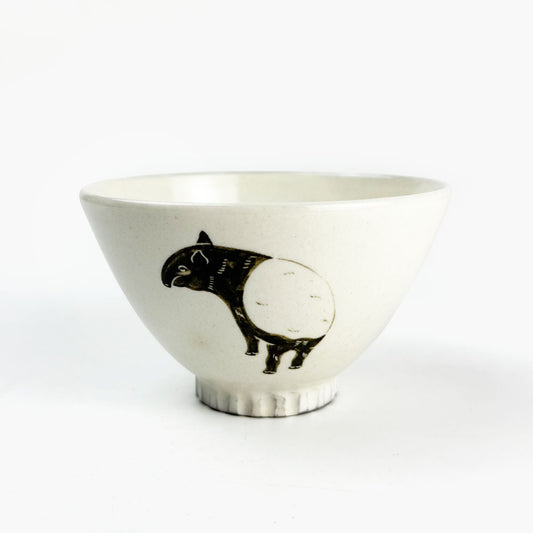Malayan Tapir Rice Bowl (4.5"D) by Takunobu Sawada image 0