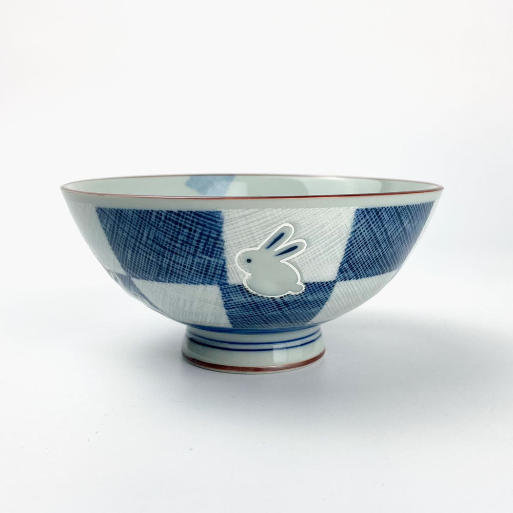 Rice Bowl Rabbit Blue (5"D) image 0