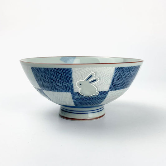 Rice Bowl Rabbit Blue (5"D) image 0