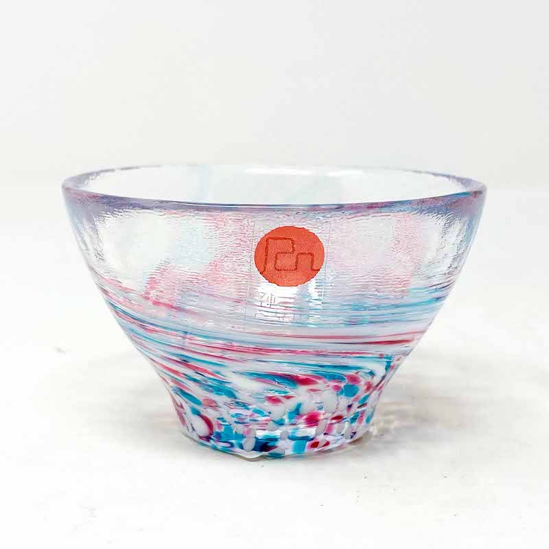 Tsugaru Vidro Glass Sake Cup<br>-Spring Haze- image 0
