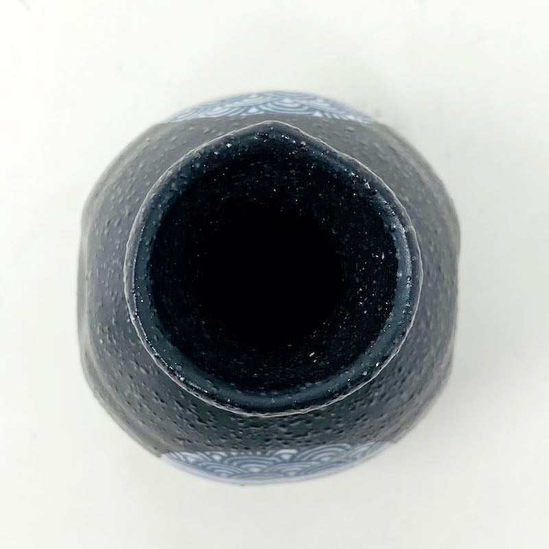 Navy Blue Seigaiha (青海波) Sake Set 1:4 image 6
