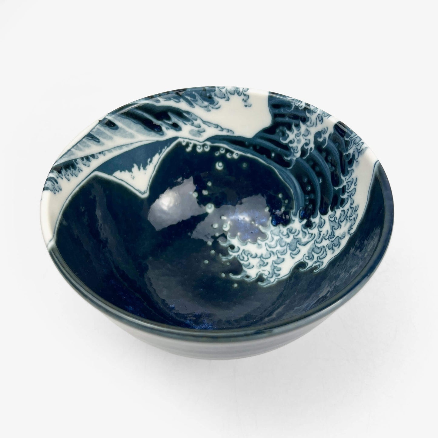 Hokusai Wave Rice Bowl (4.5"D)