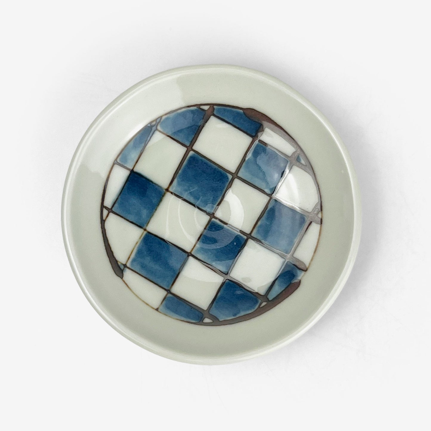 Sauce Dish Sabi Ichimatsu (3.5"D)