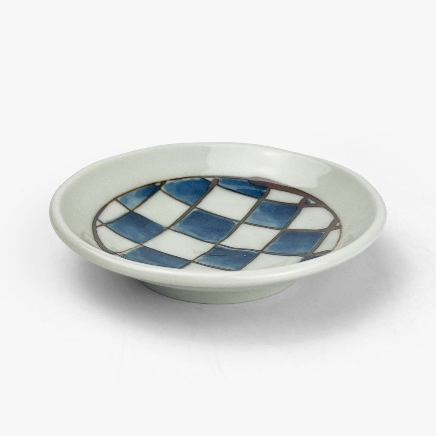Sauce Dish Sabi Ichimatsu (3.5"D)