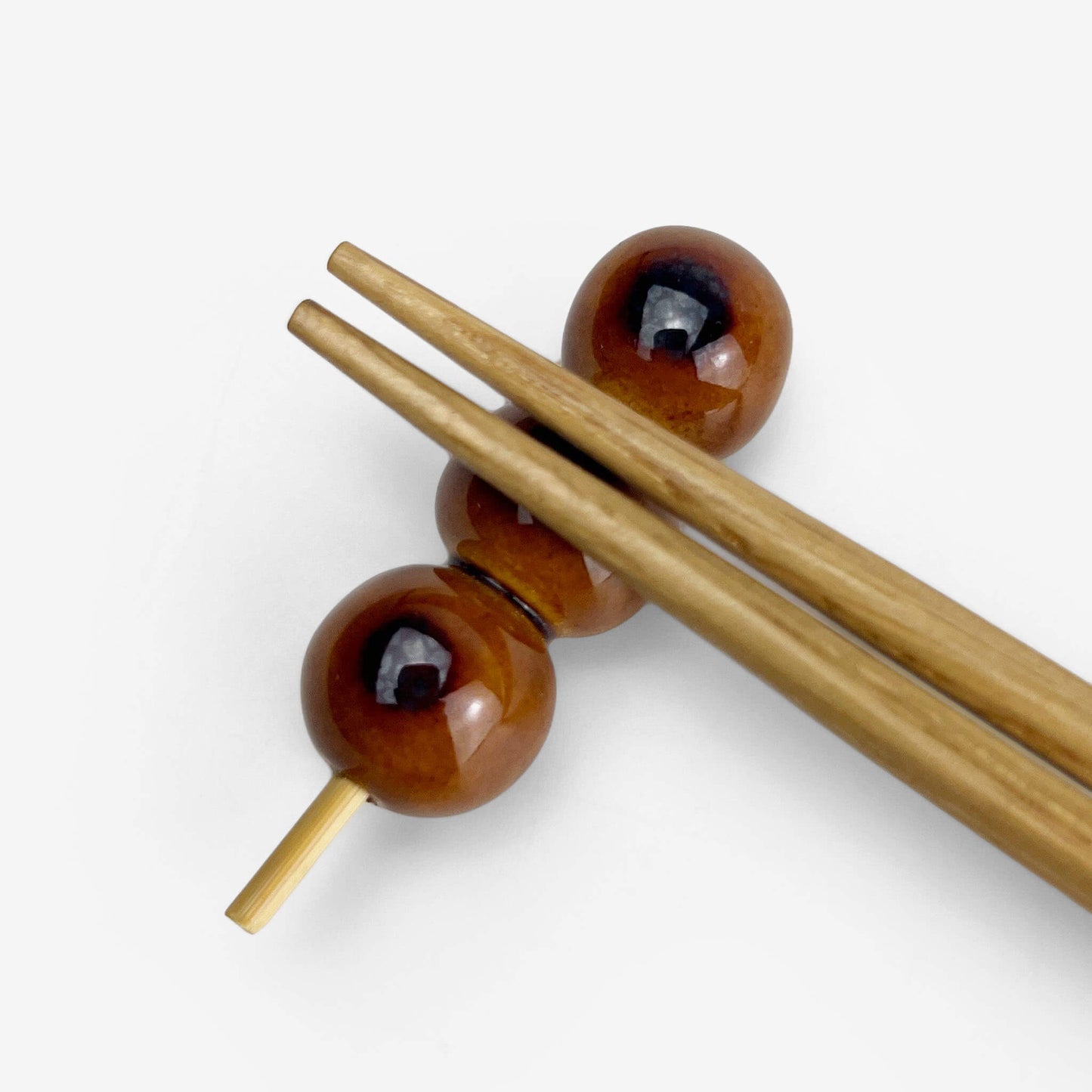 Chopstick Rest Mitarashi Dango (2" x 0.5")